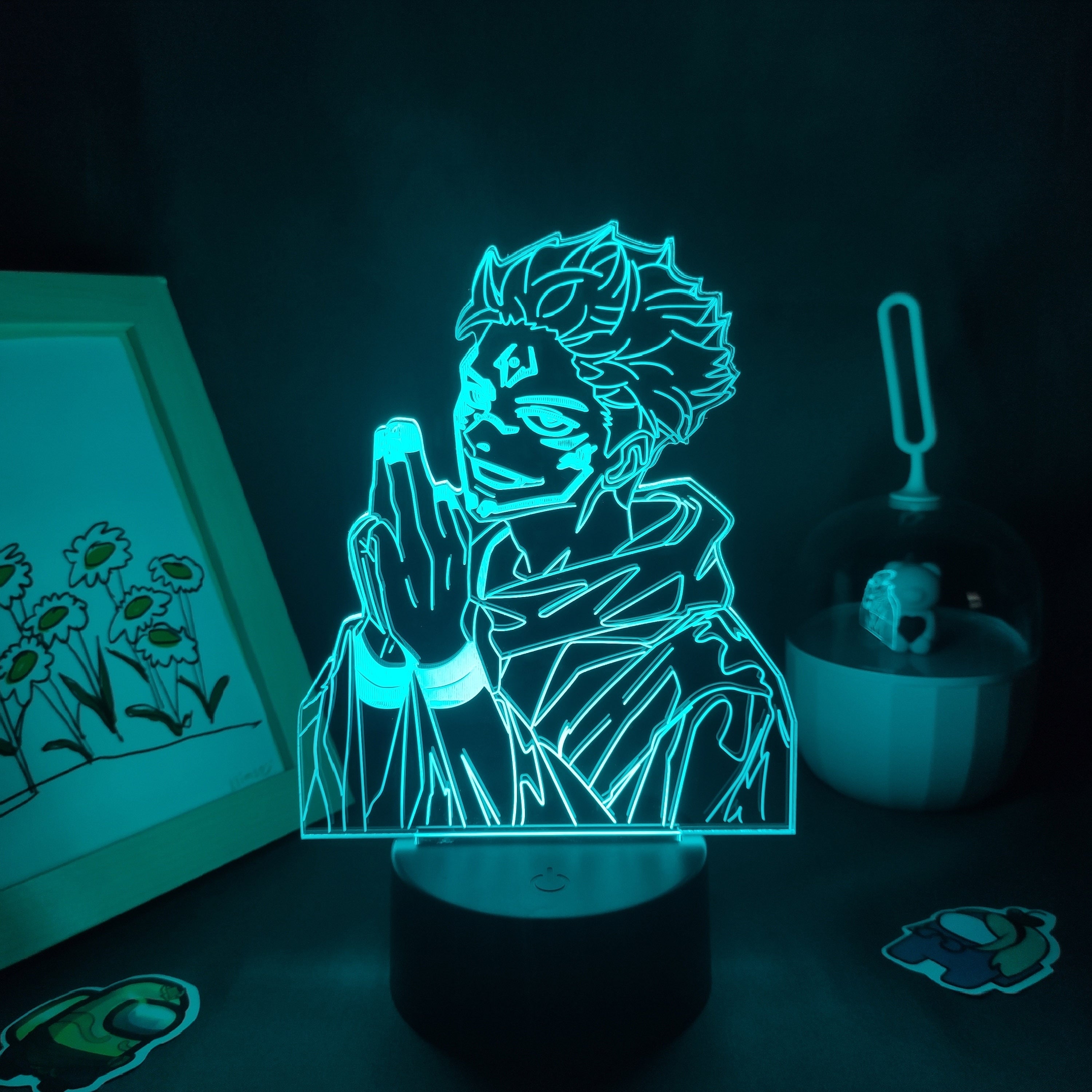 Jujutsu Kaisen Yuji Itadori Ryomen Sukuna Lamp