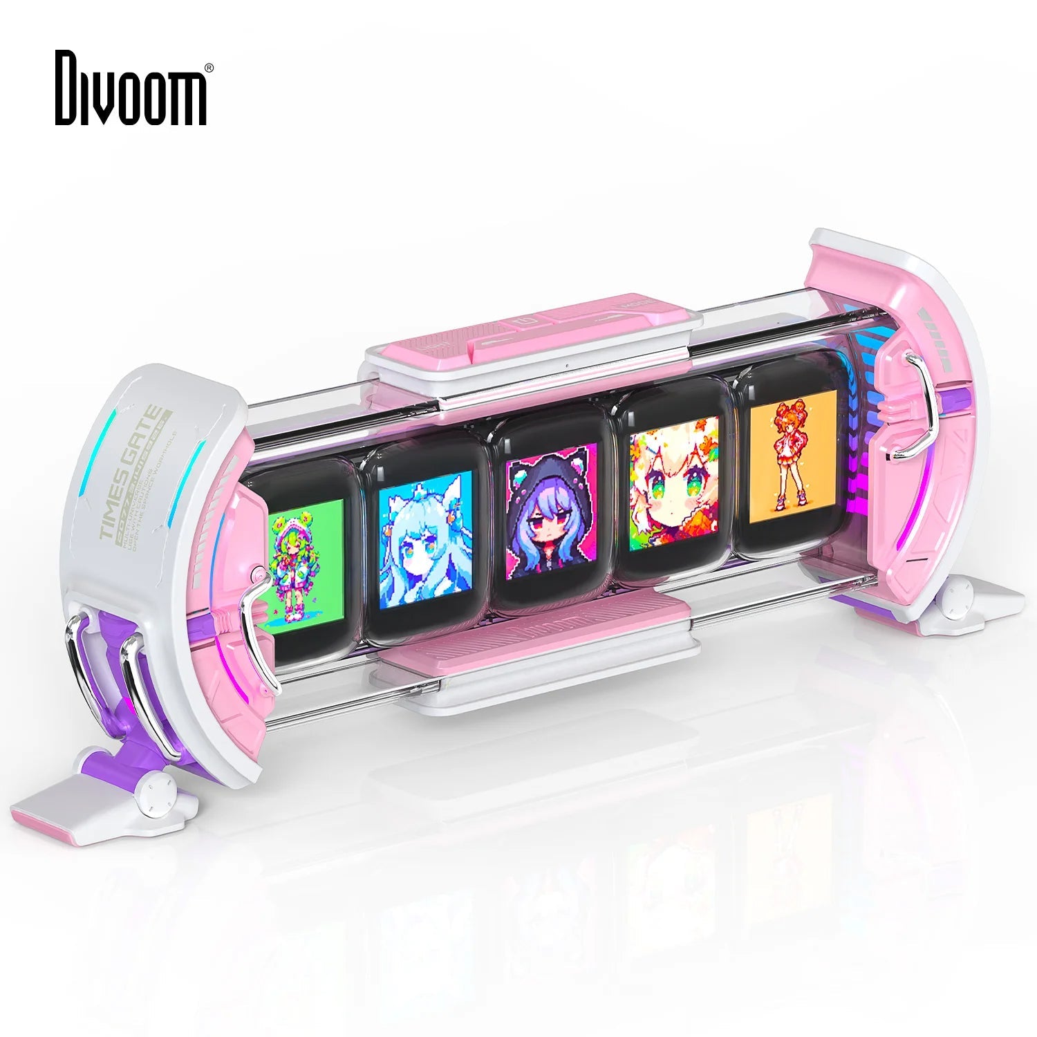 Divoom Times Gate シルバー　超美品　新品同様 Divoom Times Gate＆Ditoo Pro