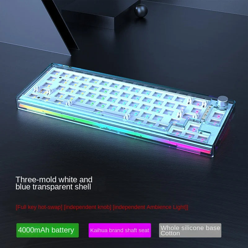 Snake Dkt66 RGB Wireless Mechanical Keyboard Kit