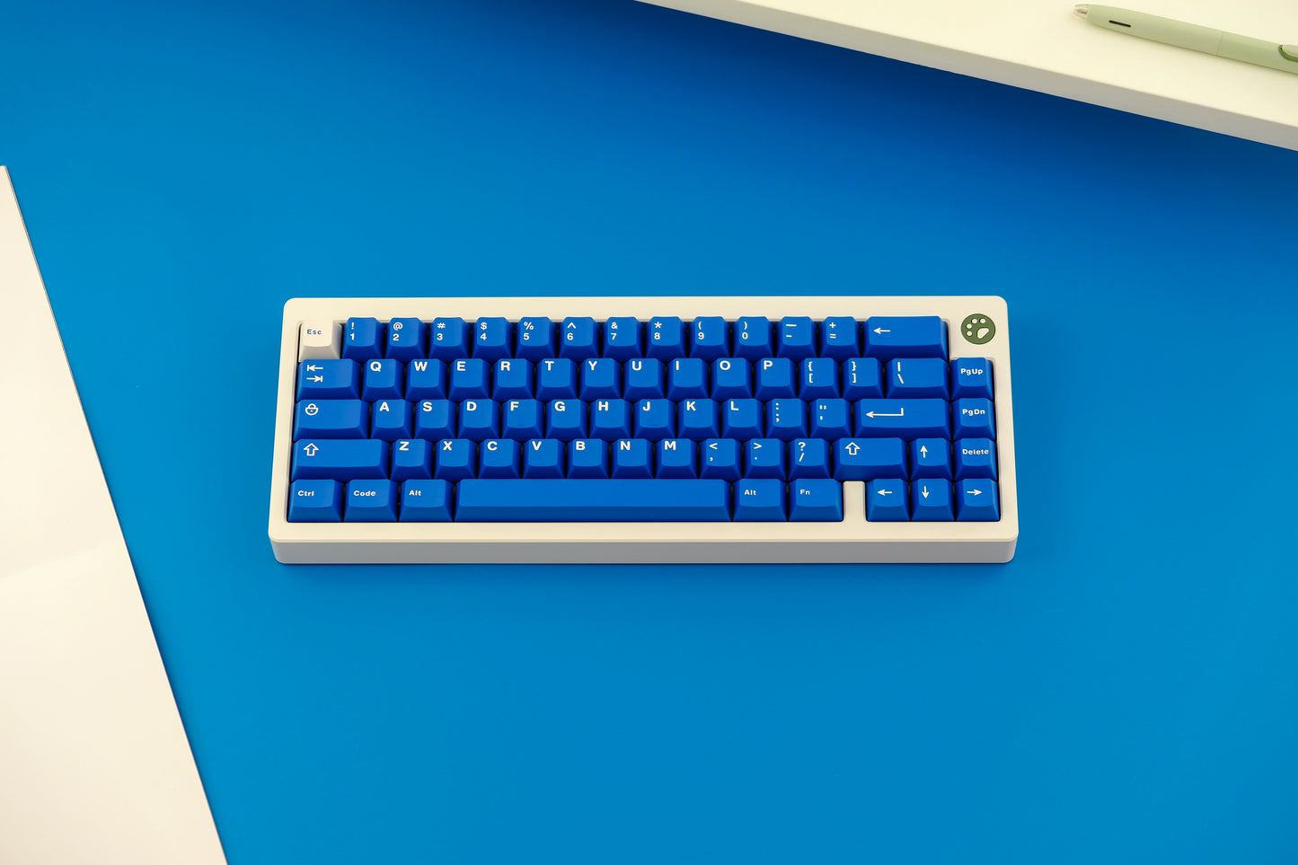 Aifei Icon GMK أغطية مفاتيح زرقاء كلاسيكية