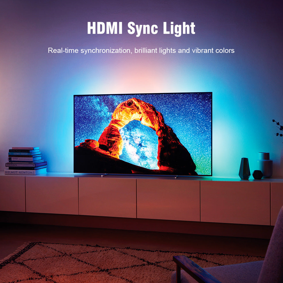 مزامنة التلفزيون LED الذكية مع تلفزيون 4K HDMI