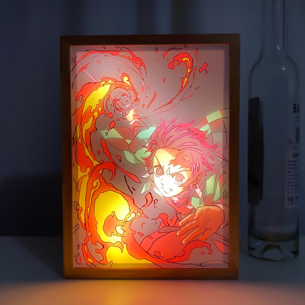 Tanjiro Light Photo Frame