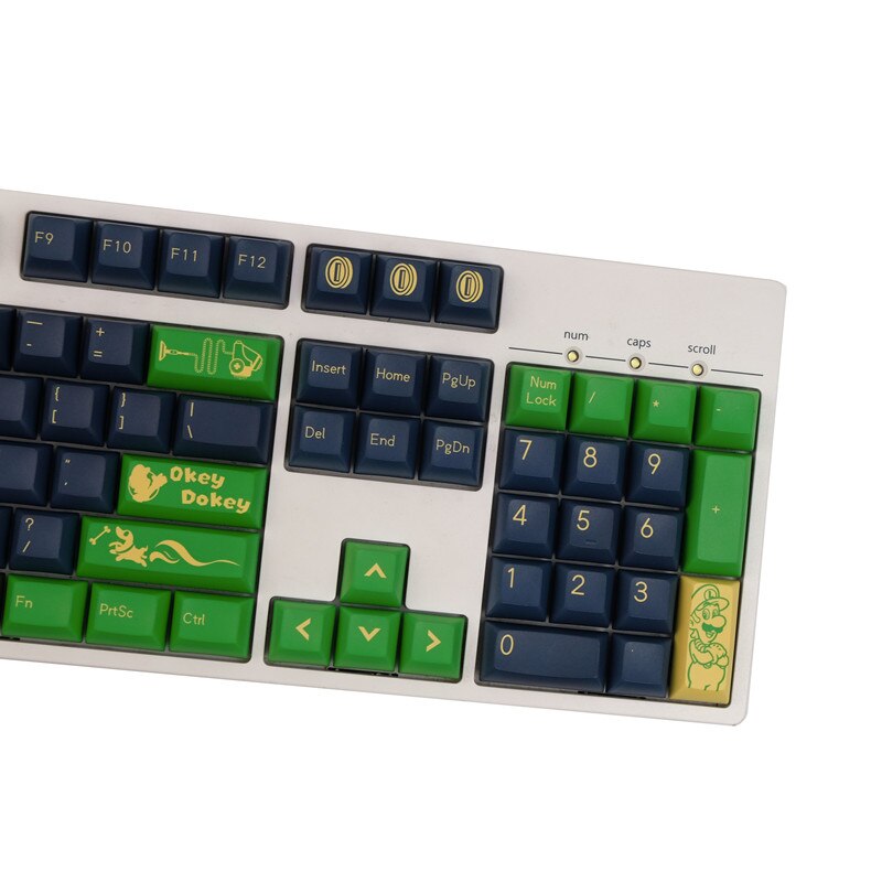 Luigi PBT KCA Profile Keycaps