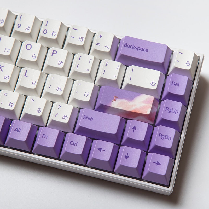 Purple Clouds PBT Cherry Profile Keycaps