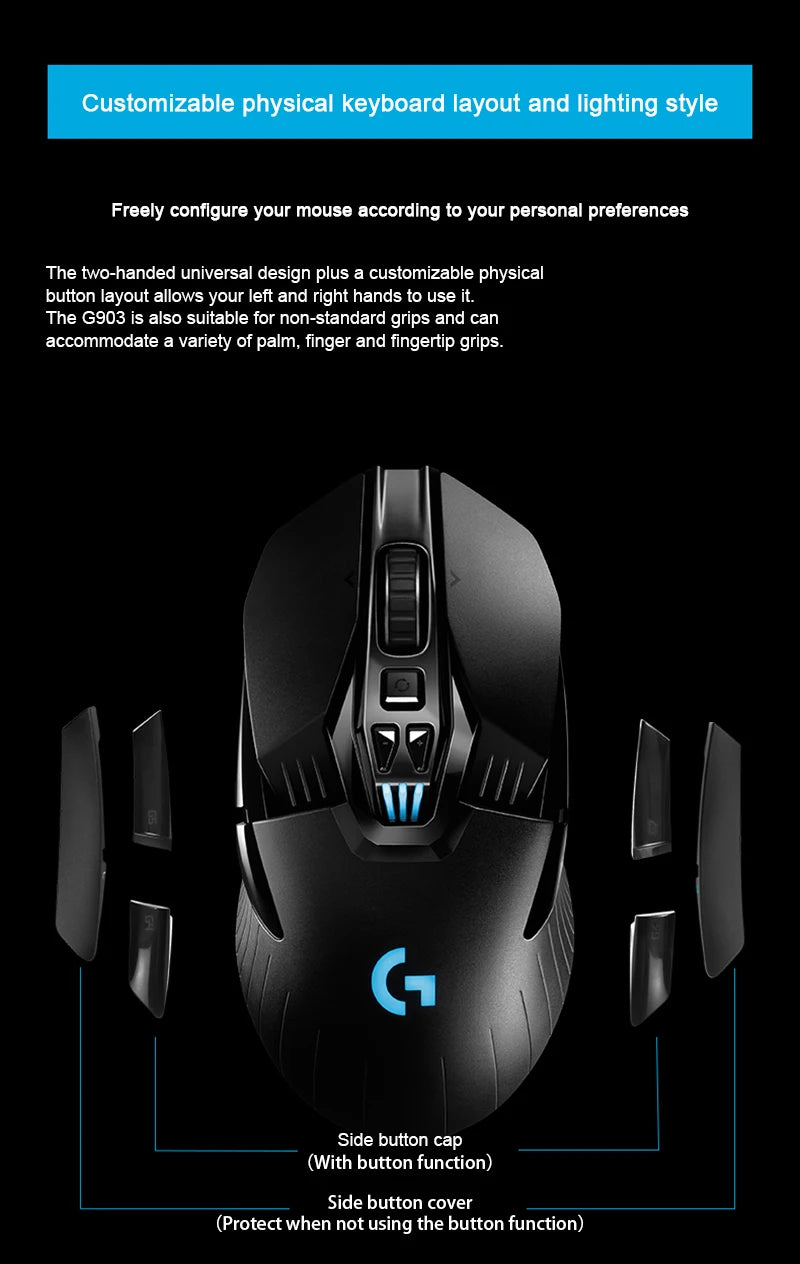 Logitech G903 HERO LIGHTSPEED Wireless Gaming Mouse