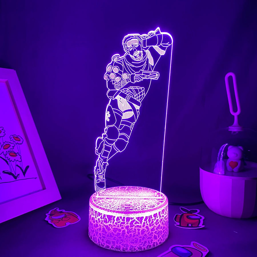 لعبة Apex Legends MIRAGE Holographic Trickster 3D Lights