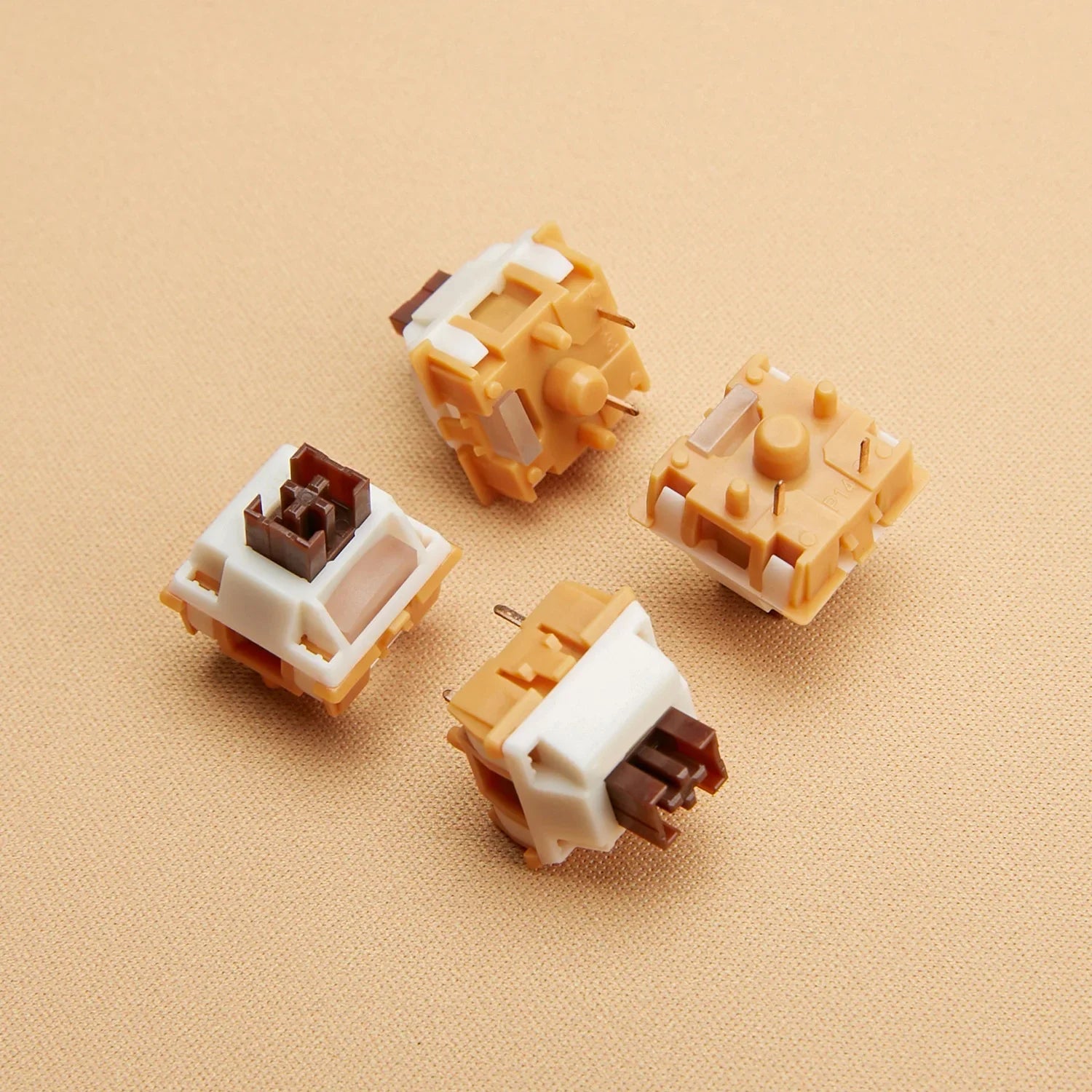 YUNZII Caramel Coffee Pre-Lubed 5-Pin Linear Silent Switch