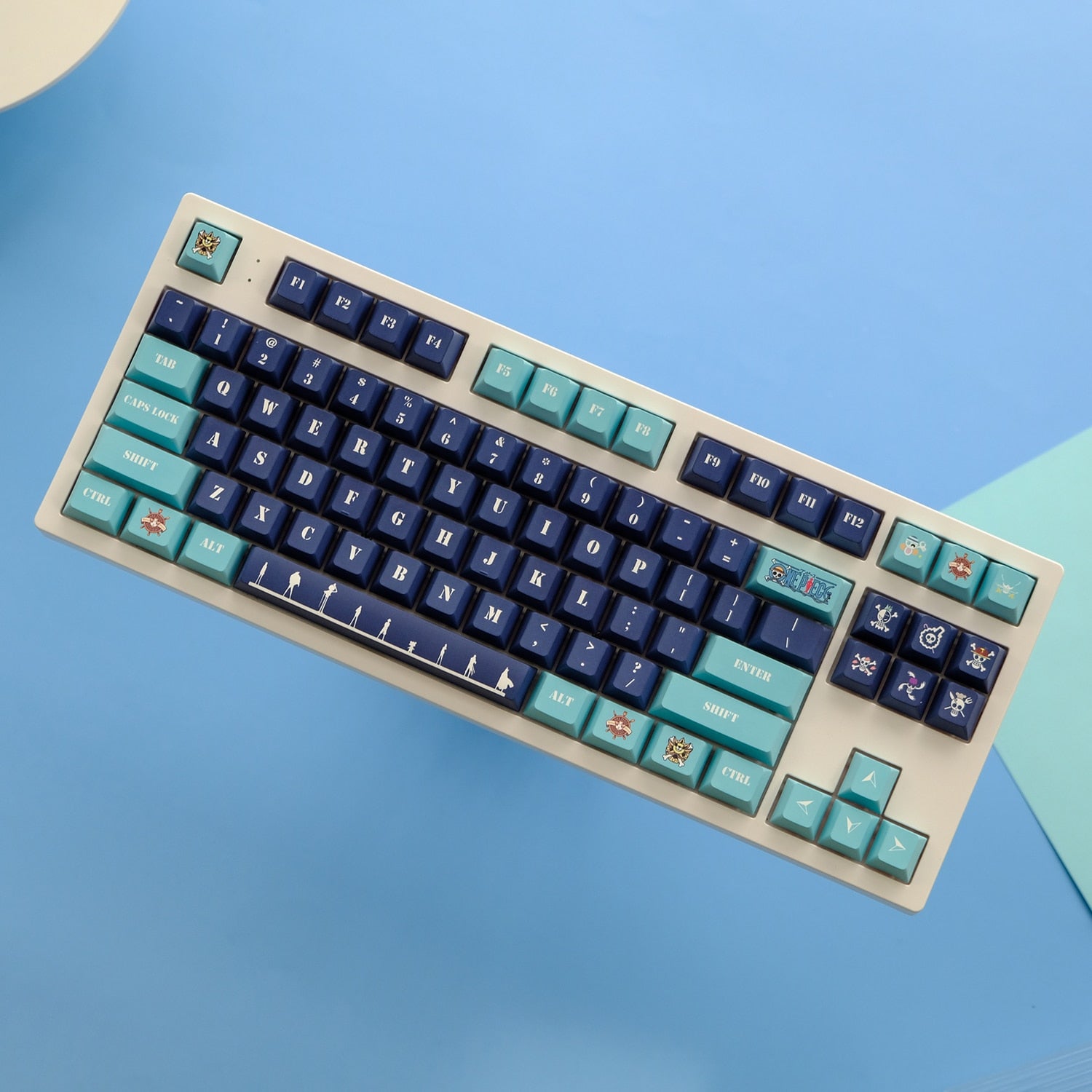 One Piece PBT Keycaps Cherry Profile