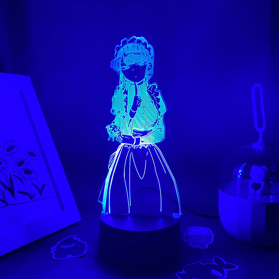 Komi Cant Communicate 3D Led Neon Night Lights