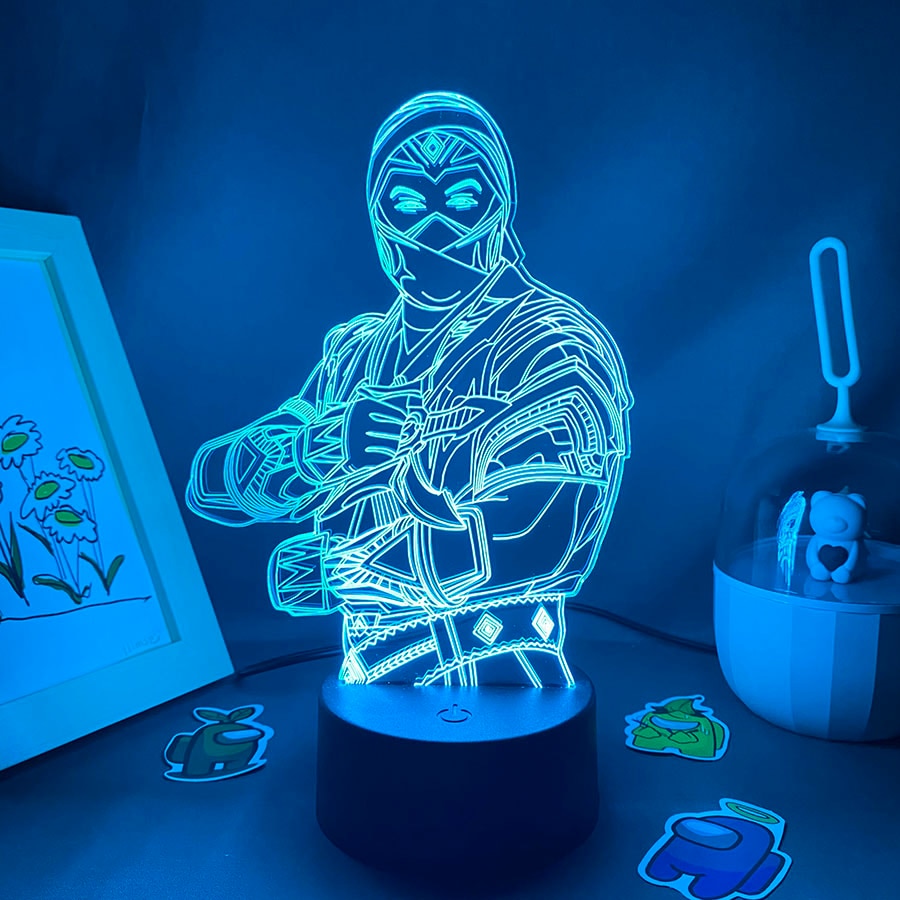 Hot Game Mortal Kombat Sub-zero 3D Nightlights