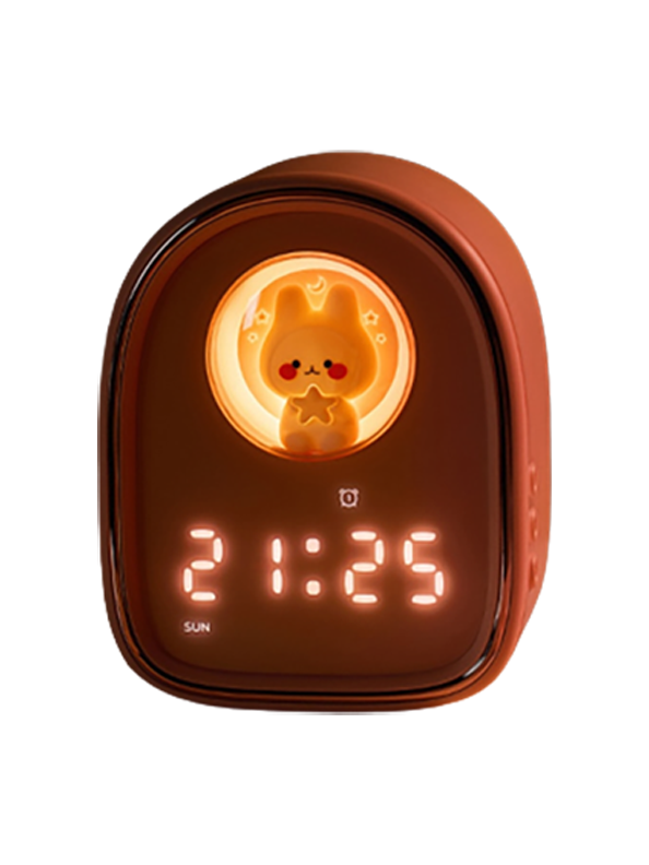 Rabbit Space Capsule  Alarm Clock Light