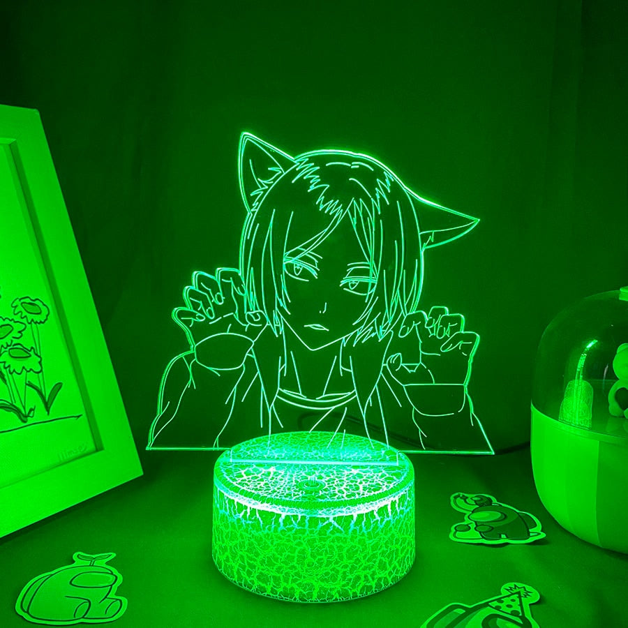 شخصية هايكيو كينما كوزومي LED ضوء ليلي