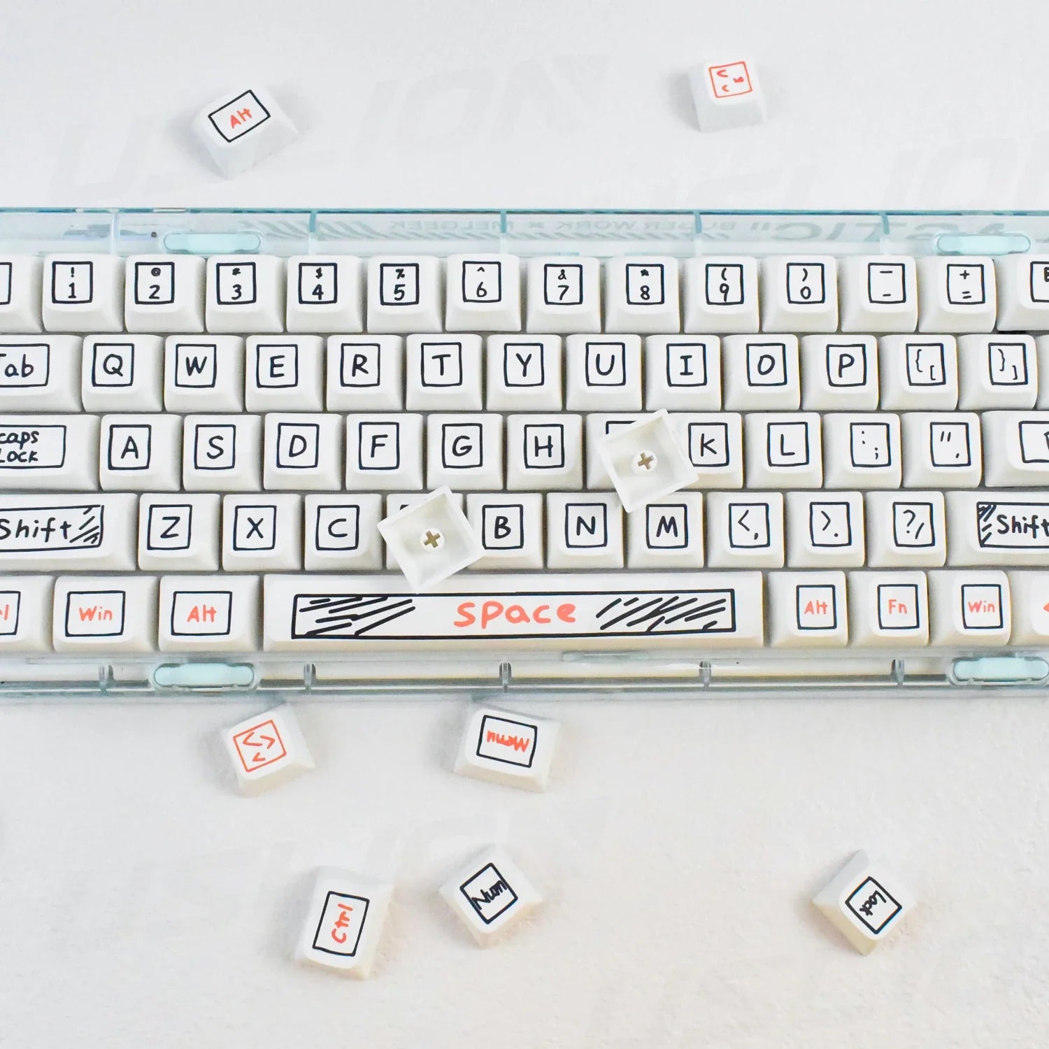 Graffiti Keycap XDA Profile PBT