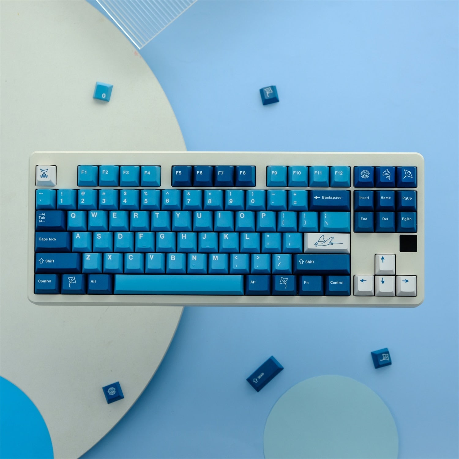 Devil Fish Keycaps Cherry profile PBT