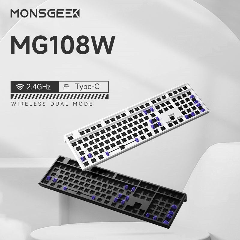مجموعة لوحة المفاتيح اللاسلكية Akko MONSGEEK MG108W