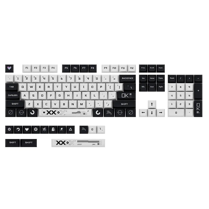 CSGO B&W XDA Keycaps