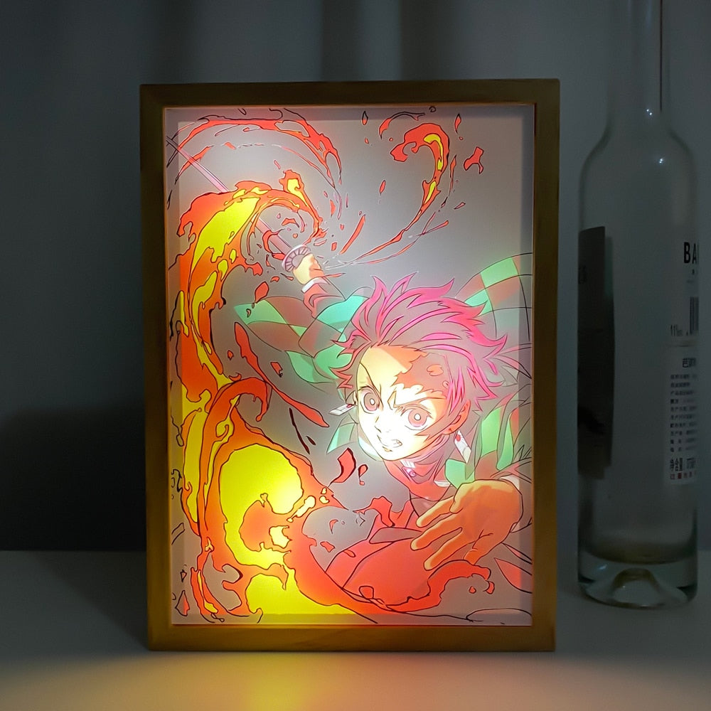 Tanjiro Light Photo Frame