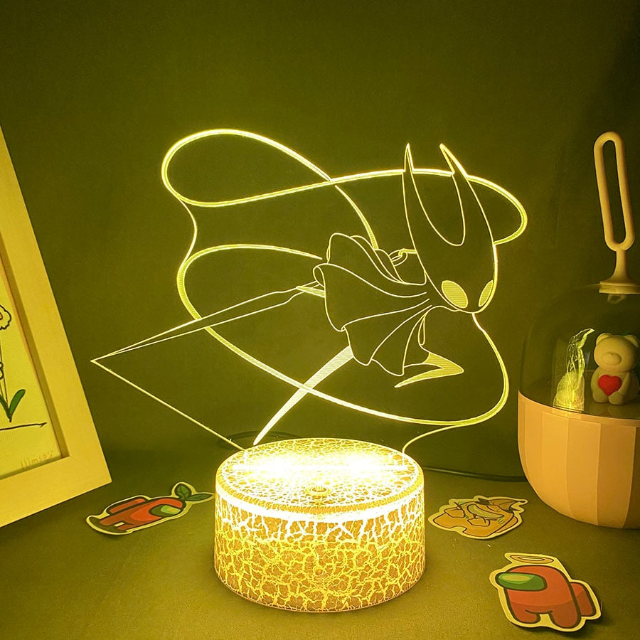 هولو نايت لعبة 3D بقيادة أضواء الليل النيون