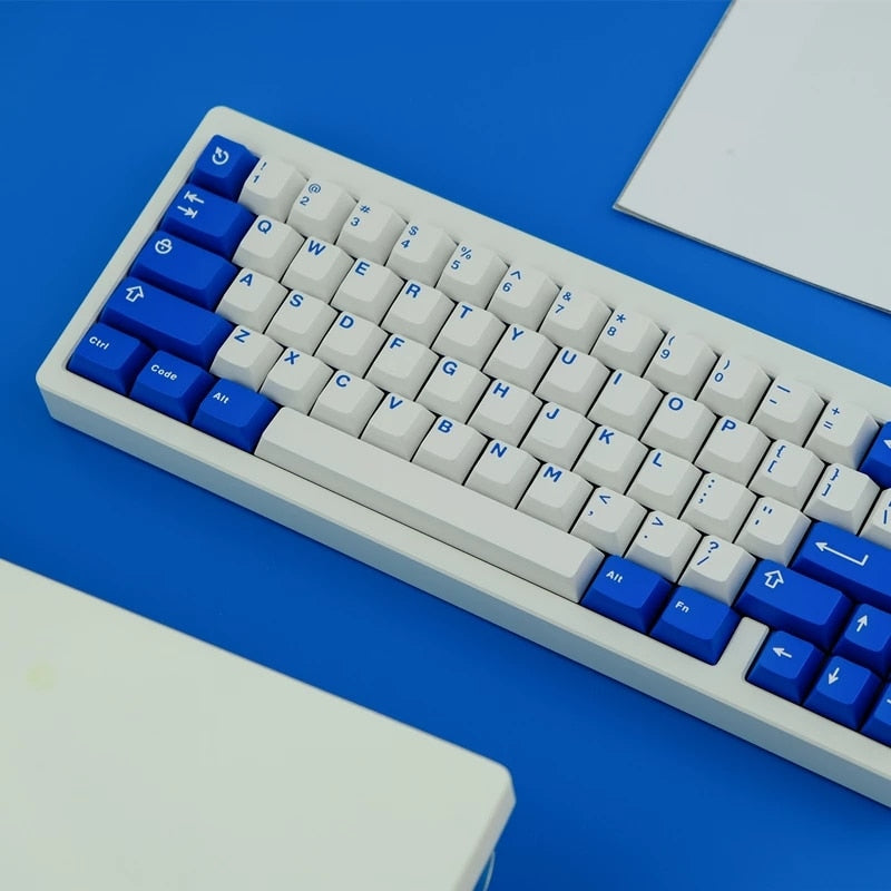 Aifei Icon Classic Blue Keycaps ABS Double Shot Keycaps Cherry Profile