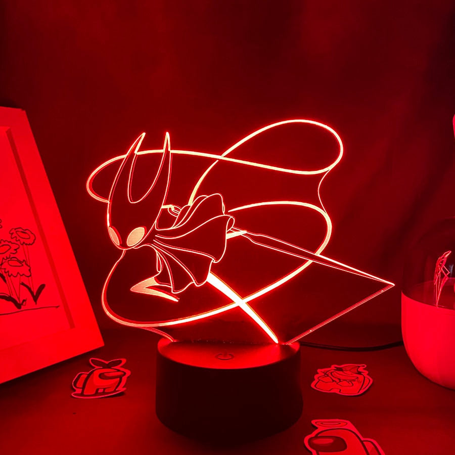 Hollow Knight 3D Neon Night Lights