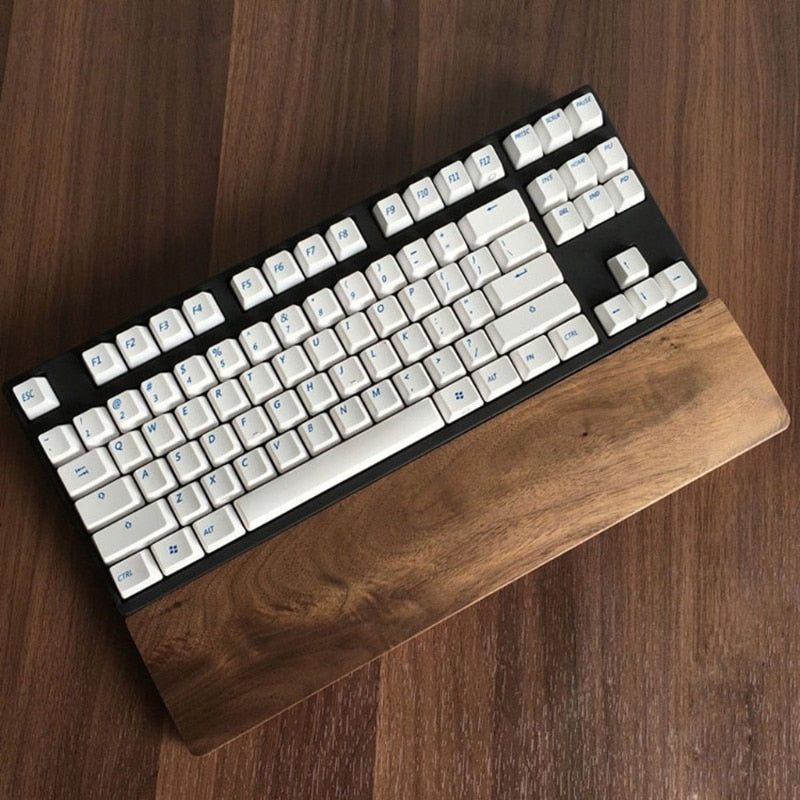 مسند معصم للوحة المفاتيح الخشبية