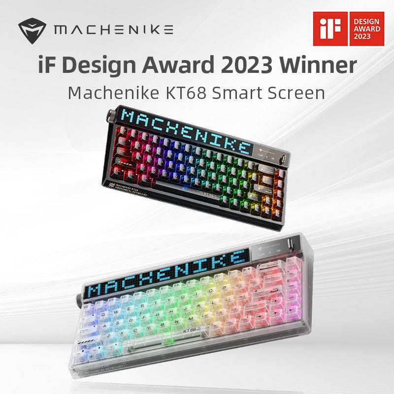 Machenike KT68 Pro Smart Screen Mechanical Keyboard