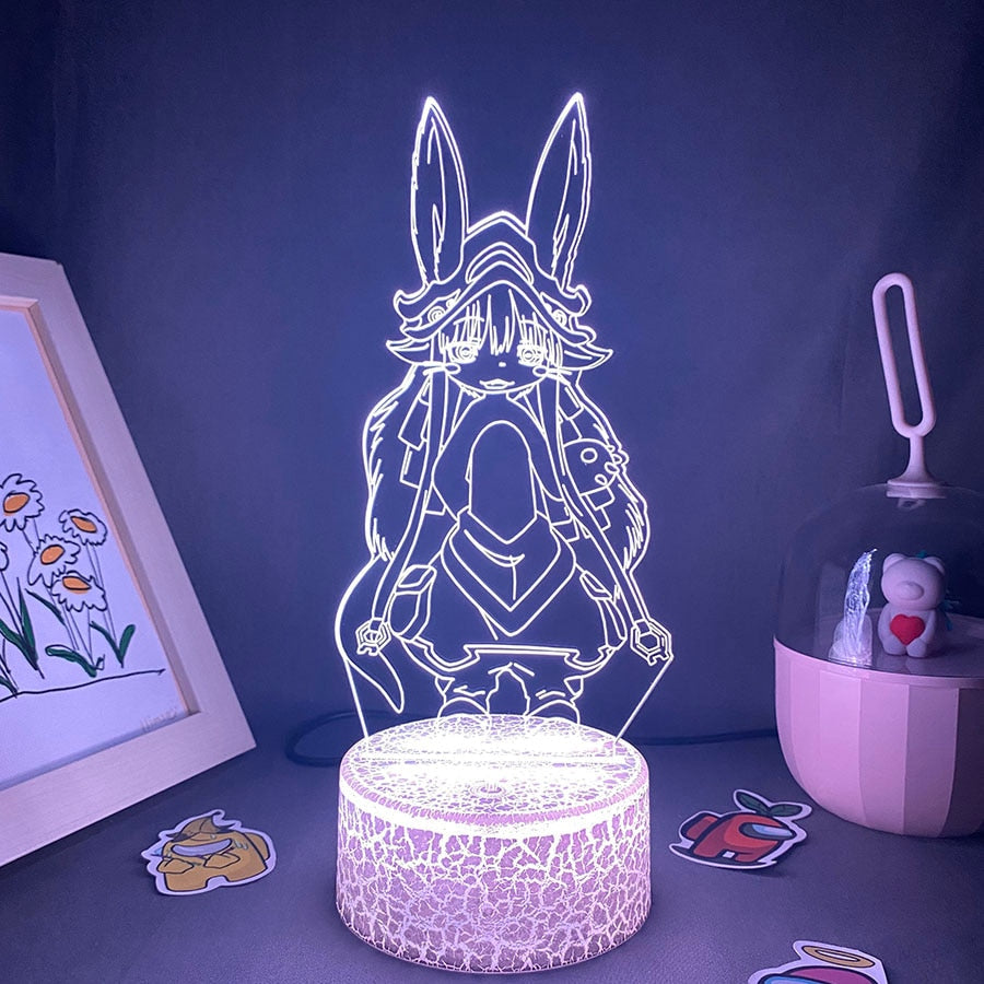 Made in Abyss Figure Nanachi 3D Night Lights