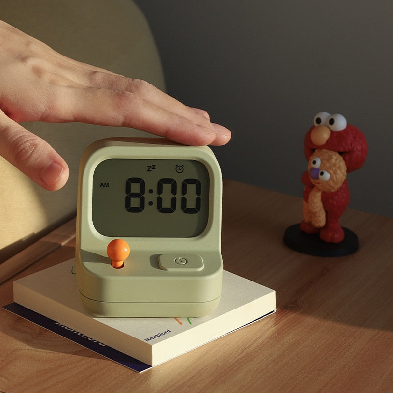 Creative Retro Mini Handheld Game Alarm Clock