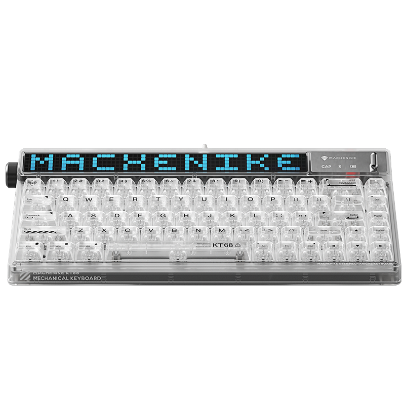 لوحة مفاتيح ميكانيكية ذات شاشة ذكية من Machenike KT68 Pro