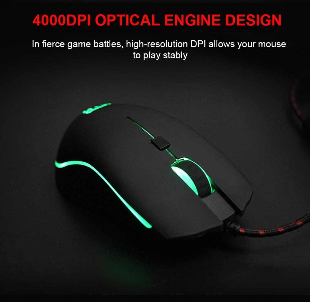 Motospeed V40 Gaming Mouse 4000DPI