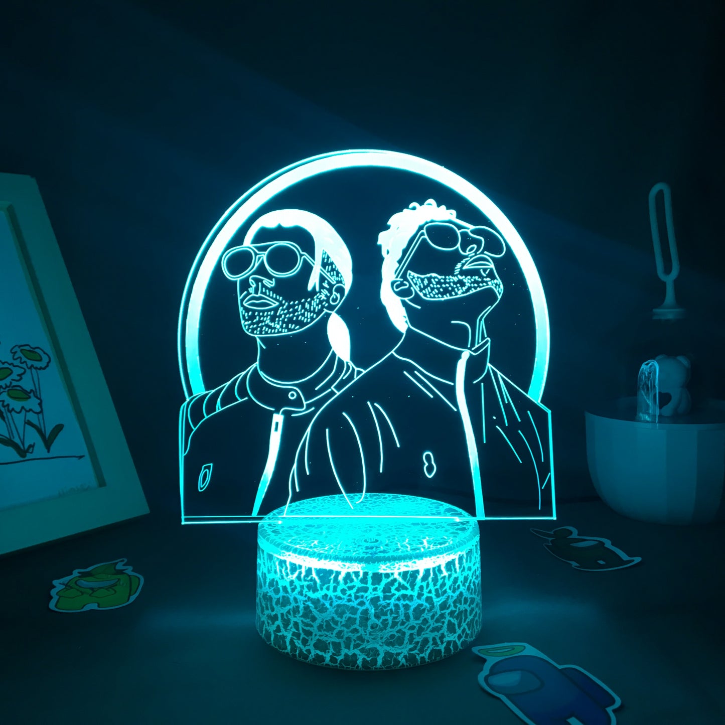 French Rap Group PNL 3D LED Night Light