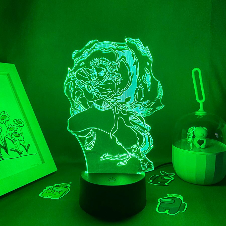 Demon Slayer Kyojuro Rengoku 3D Night Light