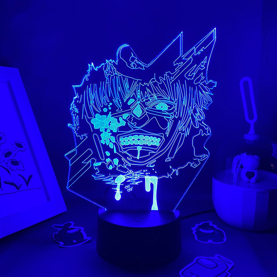 Tokyo Ghoul Figure Ken Kaneki 3D Night Light