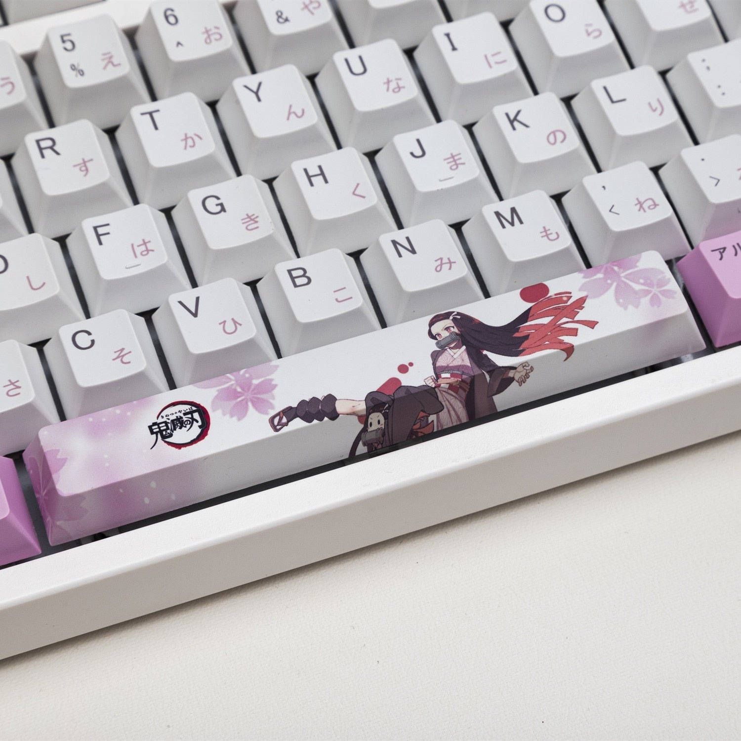 DS Nezuko PBT Keycaps Cherry Profile