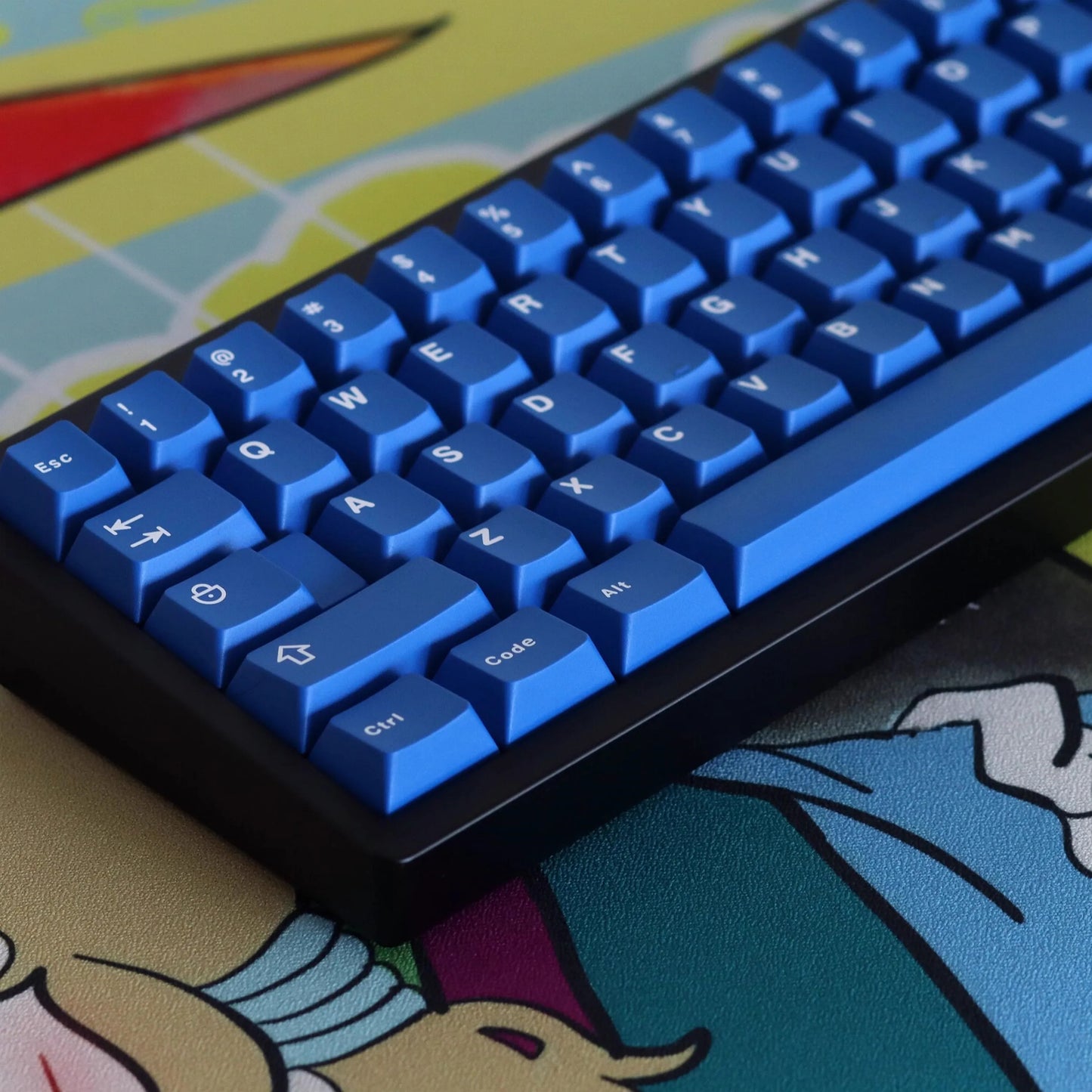 Aifei Icon GMK أغطية مفاتيح زرقاء كلاسيكية