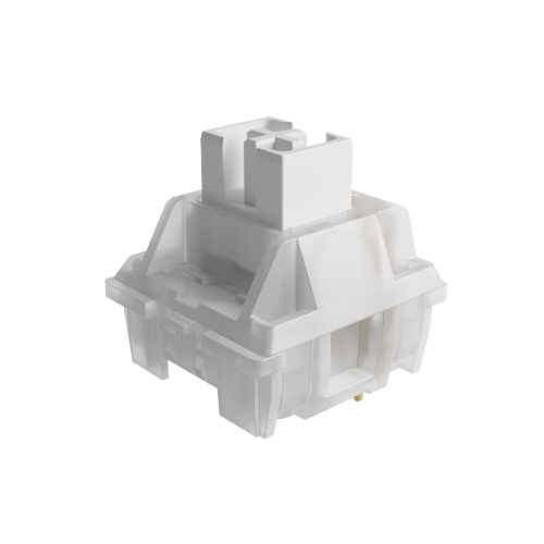 Akko CS Jelly White Switches (10pcs) 3 Pin 35gf Linear Switch Compatible for MX Mechanical Keyboard