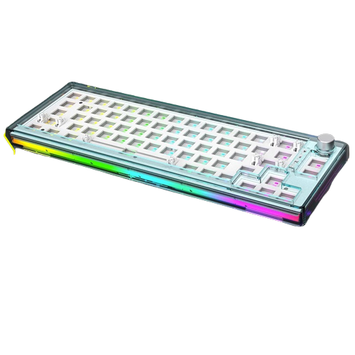 مجموعة لوحة المفاتيح الميكانيكية اللاسلكية Snake Dkt66 RGB