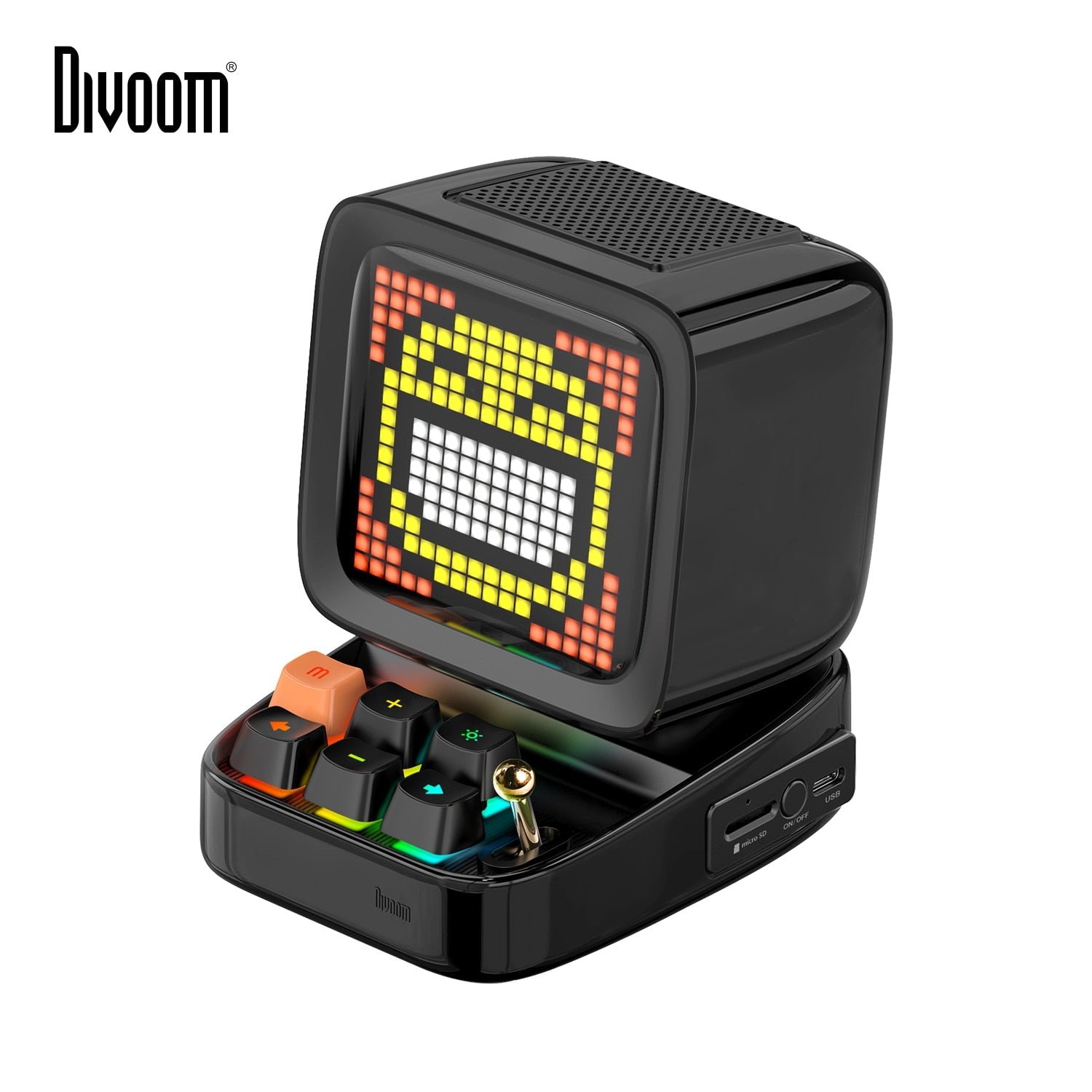 Divoom Ditoo-Plus Retro Pixel Art Bluetooth Portable Speaker