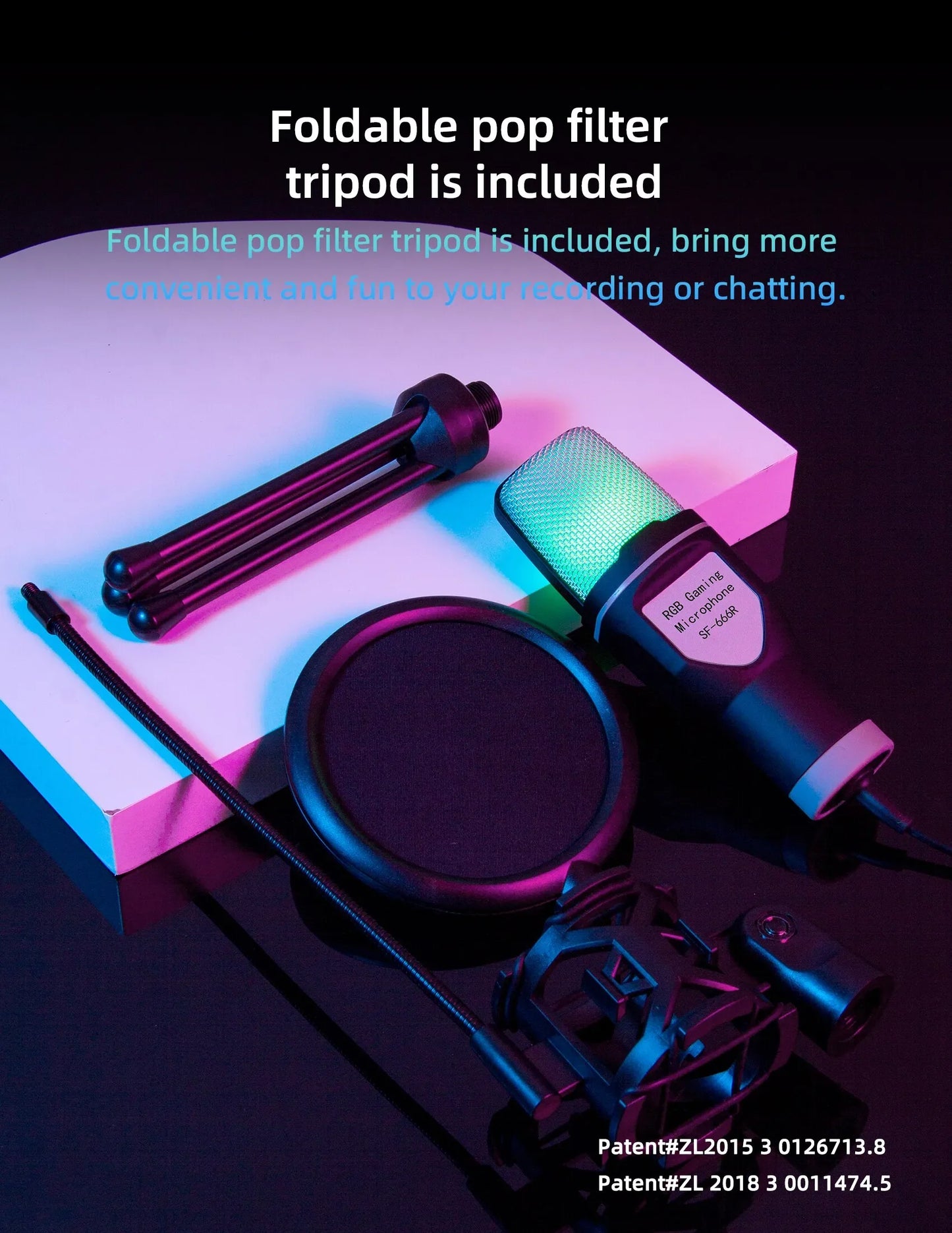 Yanmai SF666R RGB USB Microphone