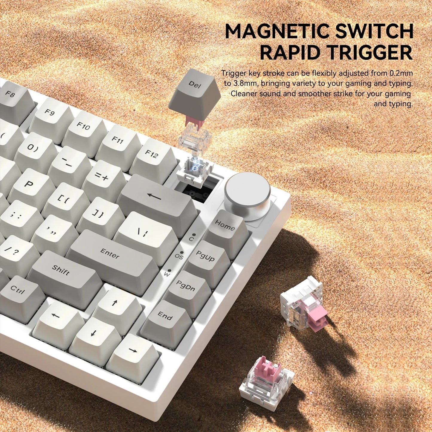 Attack Shark K85 Magnetic Keyboard RGB Hot-swappable