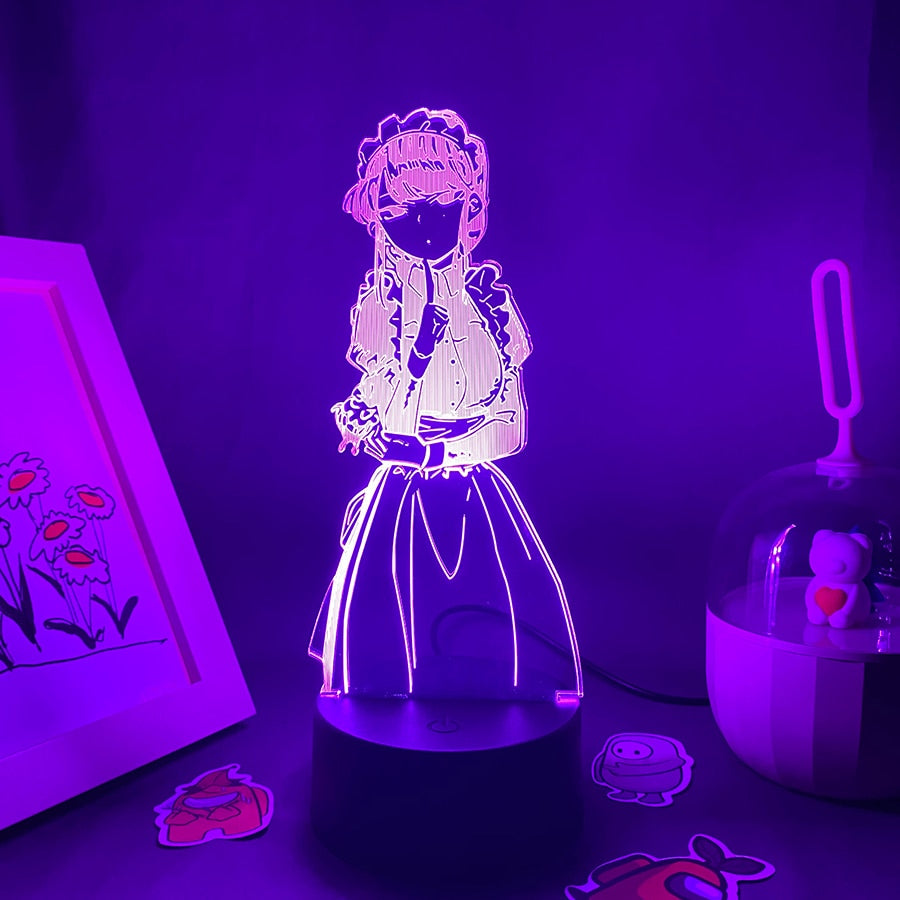 Komi Cant Communicate 3D Led Neon Night Lights