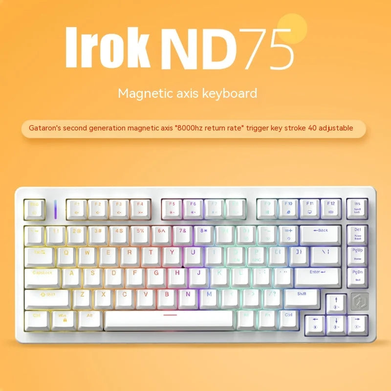 IROK ND75 Magnetic Keyboard RGB 81 Keys Hot-Swap Wired