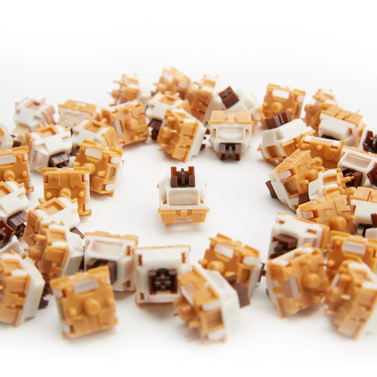 YUNZII Caramel Coffee Pre-Lubed 5-Pin Linear Silent Switch