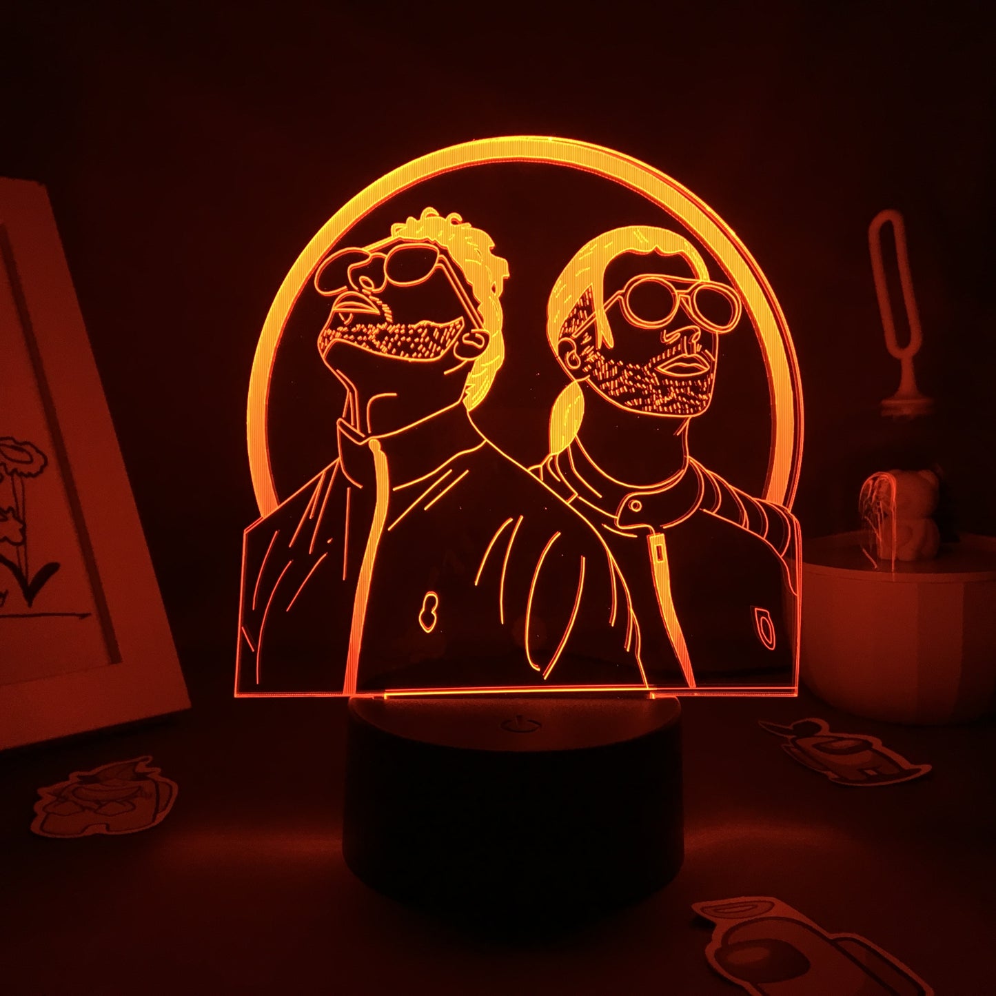 French Rap Group PNL 3D LED Night Light