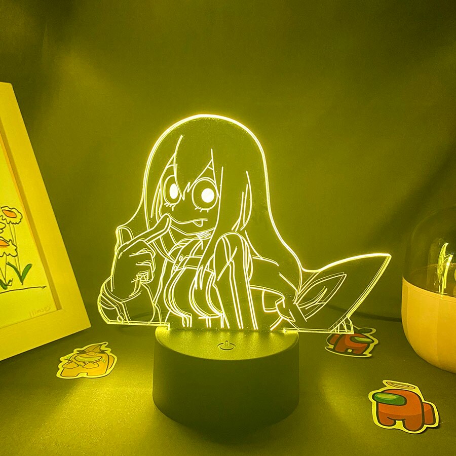 My Hero Academia Tsuyu Asui 3D Night Lights