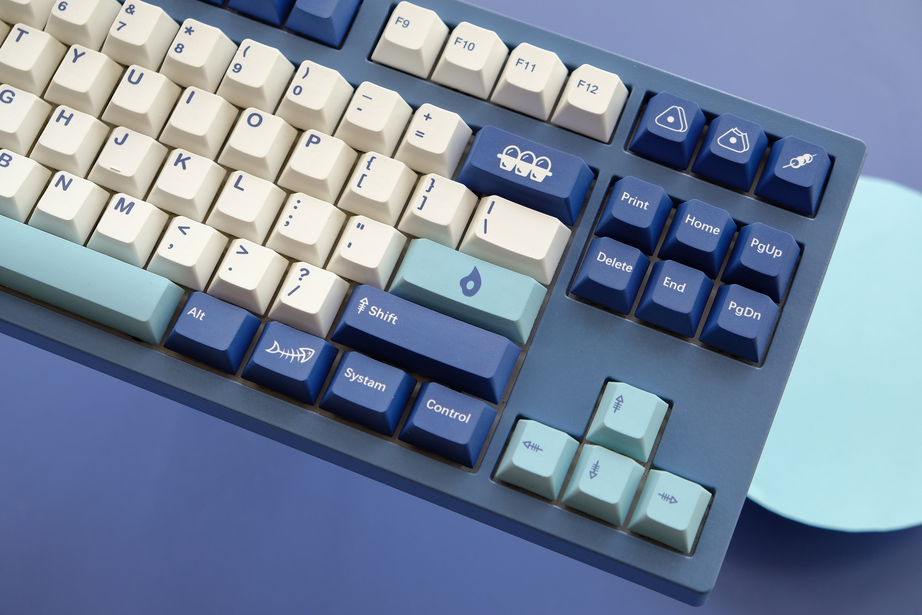 Astro Blue Keycaps PBT cherry Profile