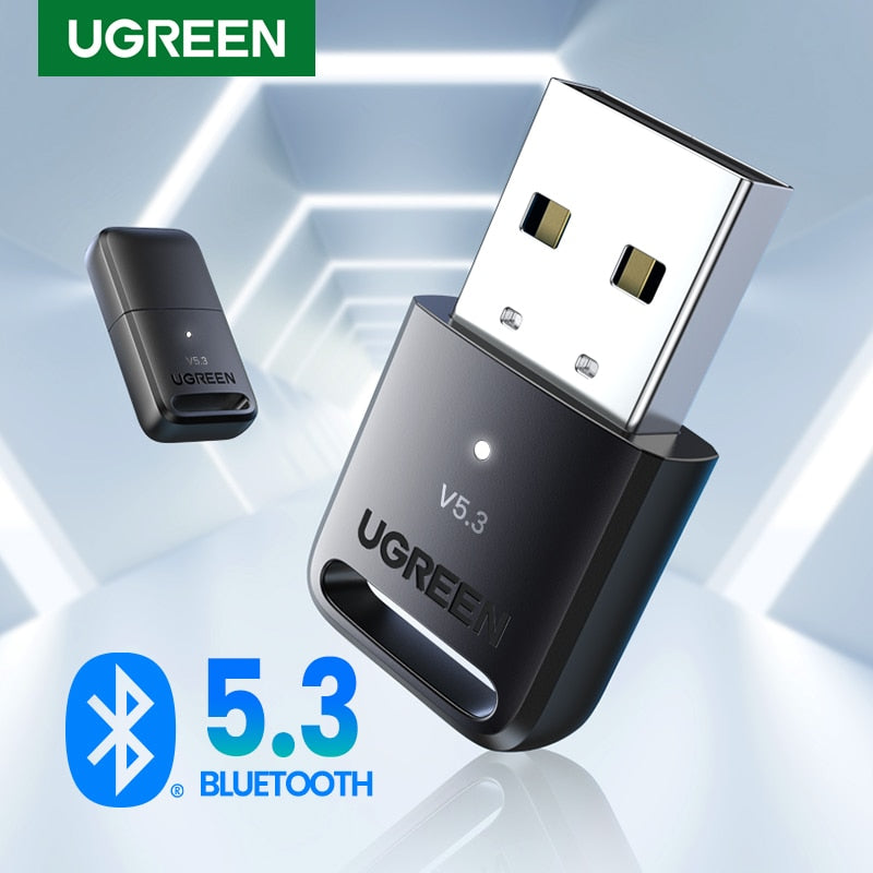 UGREEN USB Bluetooth 5.3 5.0  Dongle Adapter for PC Speaker Wireless Mouse Keyboard Music Audio Receiver Transmitter Bluetooth