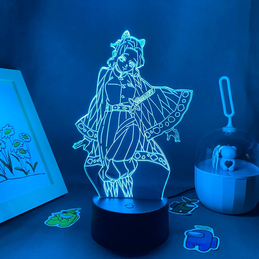 Demon Slayer Figure Shinobu Kocho 3D Night Light