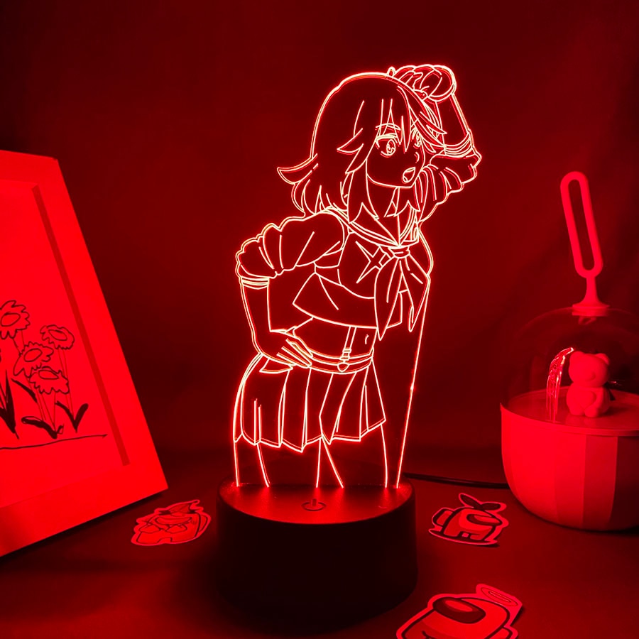 Figure Matoi Ryuuko 3D Led Night Lights