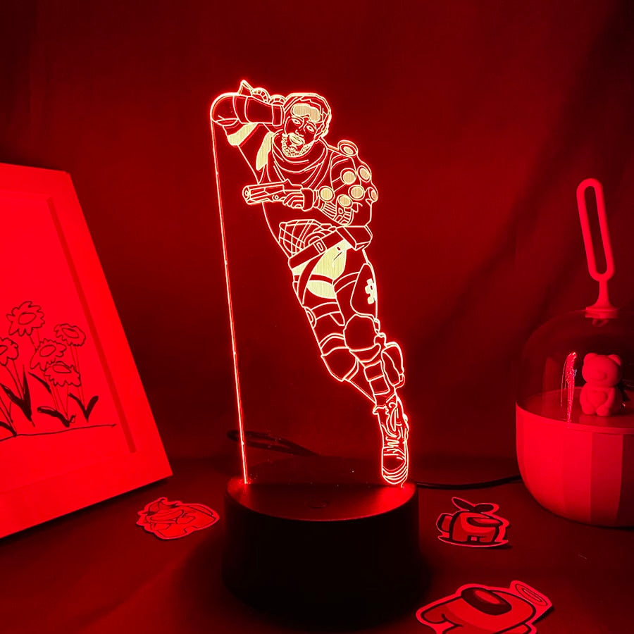 لعبة Apex Legends MIRAGE Holographic Trickster 3D Lights